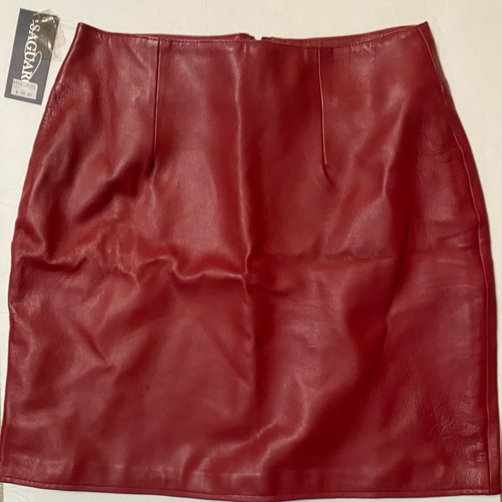 Leather Mini Skirt